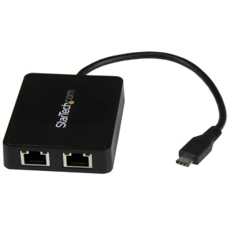 StarTech.com USB Ethernet Adapter USB 3.0 5Gbps Network Speed 0.1 m Cable Length Black US1GC301AU2R