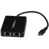 StarTech.com USB Ethernet Adapter USB 3.0 5Gbps Network Speed 0.1 m Cable Length Black US1GC301AU2R