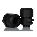 Adaptaflex Black Polyamide 66 Conduit Fitting 16 mm Nominal Size, M16 Thread, IP67 Rated PF16/M16/A/BL