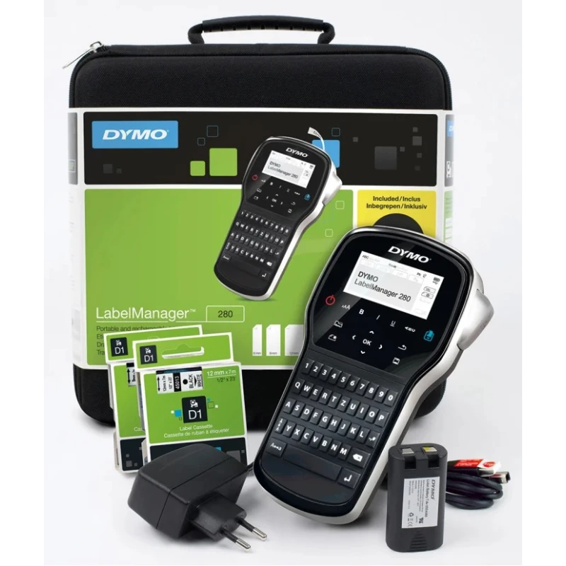 Dymo Handheld Label Printer with QWERTY Keyboard, 12 mm Max Label Width, USB Connectivity 2091152