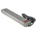 RS PRO 2 m 6 Socket Type G Extension Lead Power Strips, 230V ac 249-4592