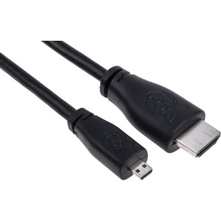 Raspberry Pi HDMI to Micro HDMI Cable 2m Black T7733AX-RS