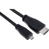 Raspberry Pi HDMI to Micro HDMI Cable 2m Black T7733AX-RS