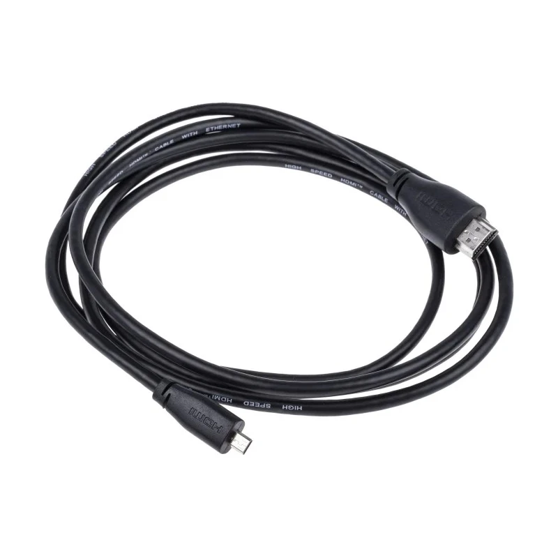 Raspberry Pi HDMI to Micro HDMI Cable 2m Black T7733AX-RS