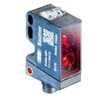 Baumer Photoelectric Sensor Block Style Push Pull Output 30 mm to 120 mm Detection Range IP67 O300.SL-GW1J.72N/E022