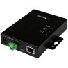 StarTech.com Serial Device Server 2 Ports, 460.8 kbps Baud Rate, 12 V DC, Industrial Metal Housing NETRS2322P