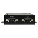 StarTech.com Serial Device Server 2 Ports, 460.8 kbps Baud Rate, 12 V DC, Industrial Metal Housing NETRS2322P