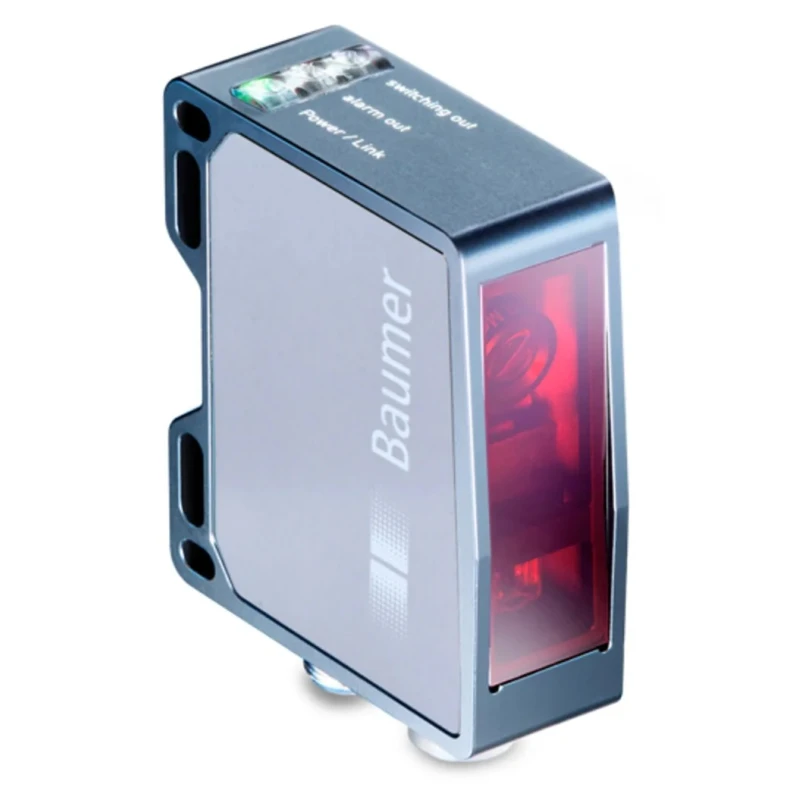Baumer Distance Sensor Block Sensor 100 mm to 600 mm Analogue Output M12 Connector IP67 OM70-P0600.HH0500.VI