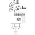 Cablofil International Electrogalvanised Steel Cable Tray 3 m Length 150 mm Width 30 mm Depth CF30150EZ