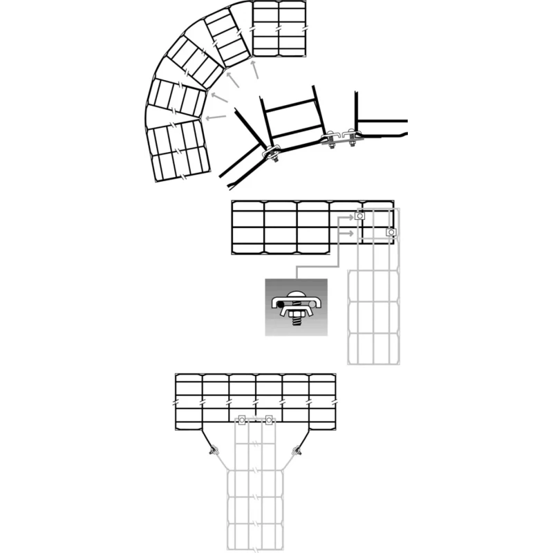 Cablofil International Electrogalvanised Steel Cable Tray 3 m Length 150 mm Width 30 mm Depth CF30150EZ