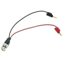 Fluke BNC Test Lead, 500V AC, Red Black, 140mm Lead Length 3901