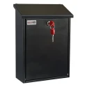Securikey Black Mailbox Galvanised Steel 365 mm Height x 270 mm Width x 110 mm Depth BSPB-TOP270-RK
