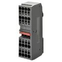 Omron XW6T Series DIN Rail Terminal Block Yellow Screw Termination 500V 17.5A XW6T-COM1.5X40YL