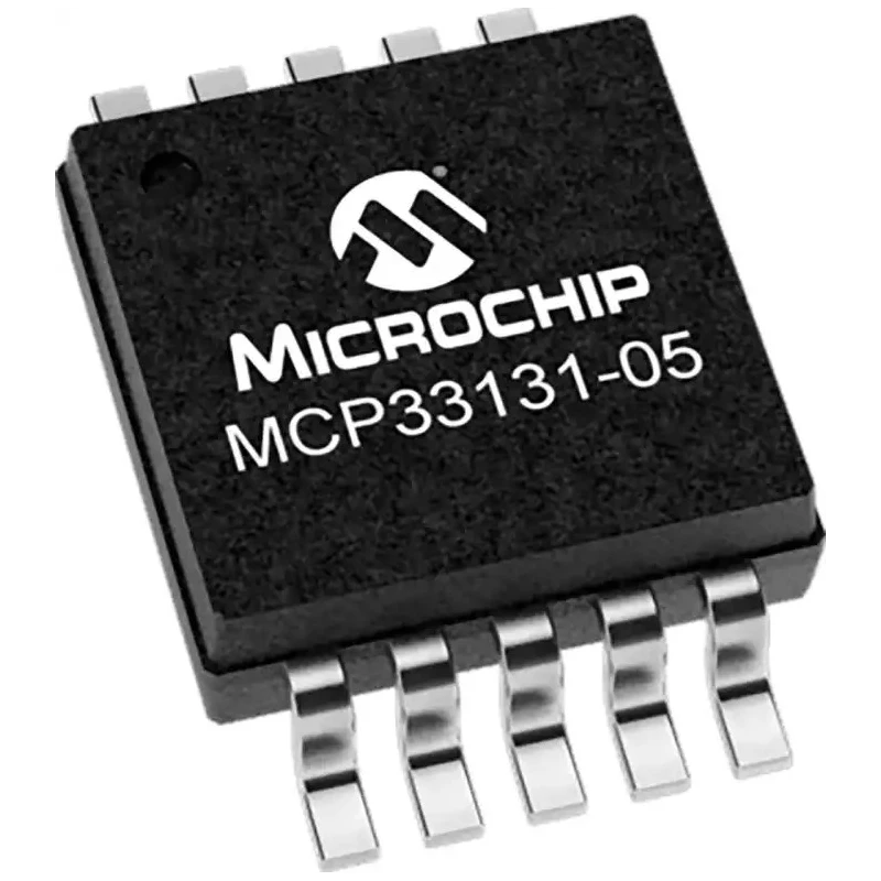 Microchip 16 bit Single-Ended Input SAR ADC 500 ksps 10-Pin MSOP MCP33131-05-E/MS
