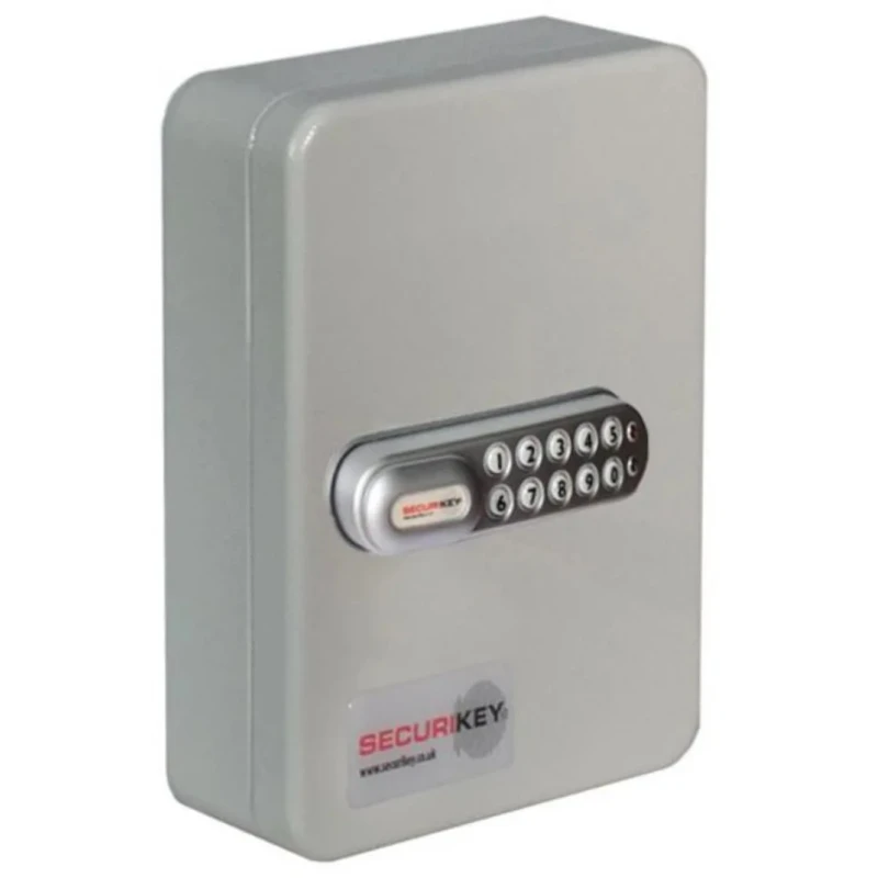 Securikey Grey Steel Wall-Mount Key Cabinet KC020ZECLIP54