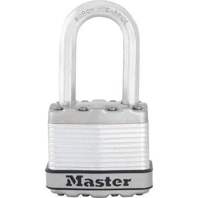 Master Lock Stainless Steel Weatherproof Key Padlock 8 mm Shackle Diameter 48 mm Width M1KALF