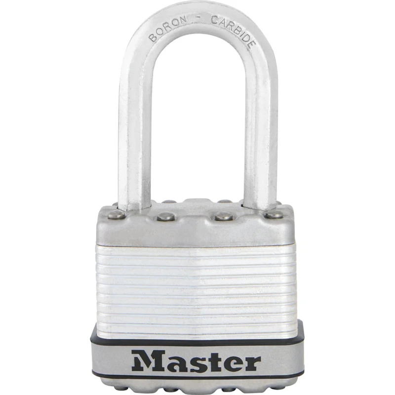 Master Lock Stainless Steel Weatherproof Key Padlock 8 mm Shackle Diameter 48 mm Width M1KALF