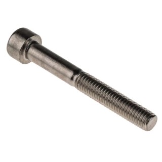 RS PRO Plain Stainless Steel Hex Socket Cap Screw M5 x 40 mm 187-1370