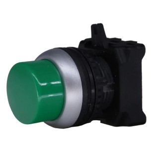 RS PRO Green Spring Return Push Button Head 22 mm Cutout Diameter Plastic 30.2 mm IP65 188-1130
