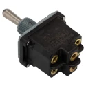 Honeywell Technologies Toggle Switch, Panel Mount, On-Off-On, DPDT, Screw Terminal, 10A, 277 V ac, IP67/IP68, NT 2NT1-5