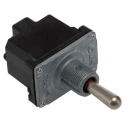 Honeywell Technologies Toggle Switch, Panel Mount, On-Off-On, DPDT, Screw Terminal, 10A, 277 V ac, IP67/IP68, NT 2NT1-5