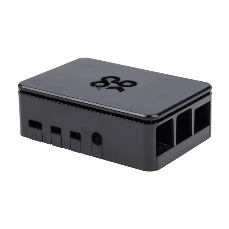 Okdo ABS Raspberry Pi 4 Model B Protective Case Black 63mm Width 30mm Height ASM-1900133-21