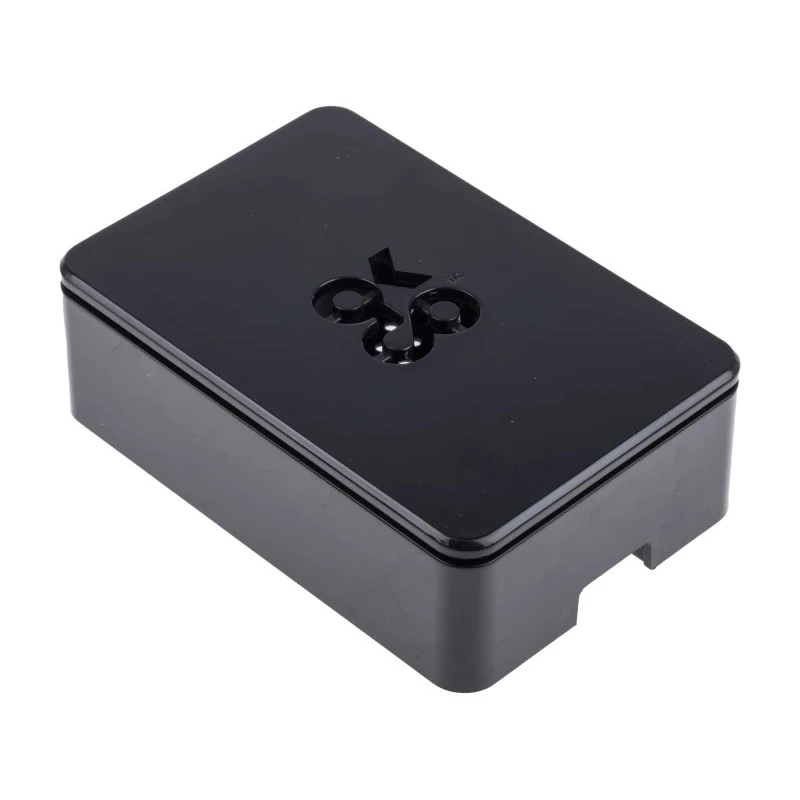 Okdo ABS Raspberry Pi 4 Model B Protective Case Black 63mm Width 30mm Height ASM-1900133-21
