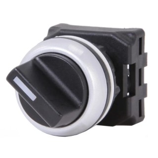 RS PRO 2 Position Selector Switch Head 22 mm Cutout Black Handle IP65 188-1148