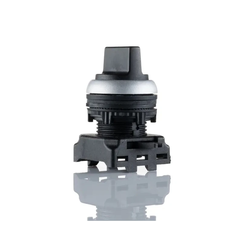 RS PRO 3 Position Latching Selector Switch Head 22 mm Cutout, Black Handle, IP65 188-1151