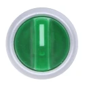 RS Pro 3 Position Illuminated Selector Switch Head, 22 mm Cutout, Green Handle, Spring Return, IP65 188-1163