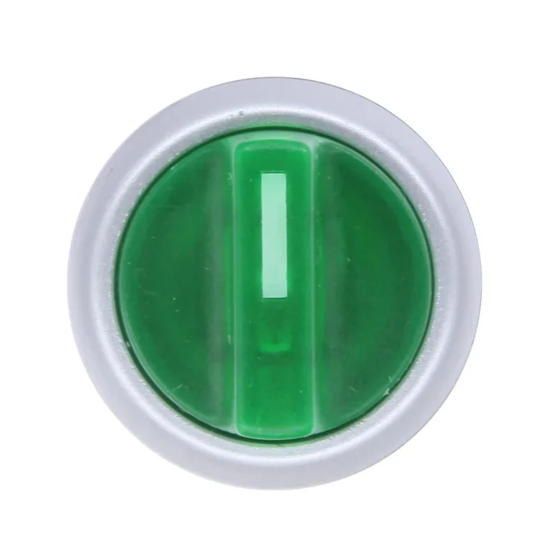 RS Pro 3 Position Illuminated Selector Switch Head, 22 mm Cutout, Green Handle, Spring Return, IP65 188-1163