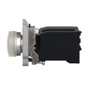 Schneider Electric Panel Mount White LED Pilot Light 22 mm Cutout 400V ac IP66 IP67 IP69 IP69K Round XB4BV5B1