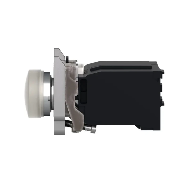 Schneider Electric Panel Mount White LED Pilot Light 22 mm Cutout 400V ac IP66 IP67 IP69 IP69K Round XB4BV5B1