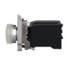 Schneider Electric Panel Mount White LED Pilot Light 22 mm Cutout 400V ac IP66 IP67 IP69 IP69K Round XB4BV5B1