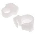 HellermannTyton Polyacetal Hex Screw Hose Clip 3.8mm Width 6.5mm Max Inside Diameter 190-00022 SNP1-POM-WH