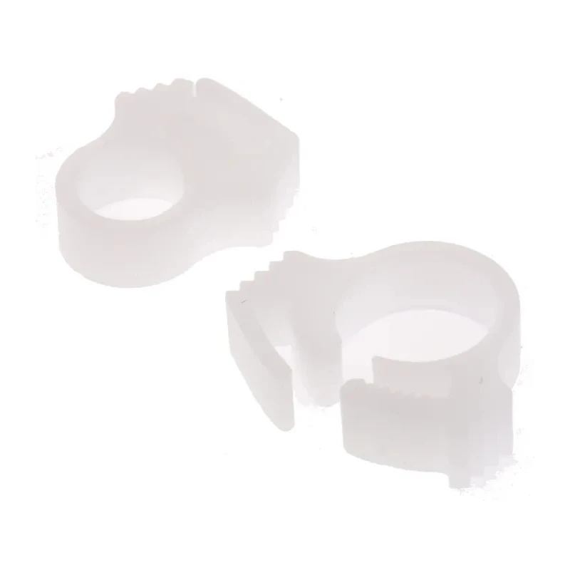 HellermannTyton Polyacetal Hex Screw Hose Clip 3.8mm Width 6.5mm Max Inside Diameter 190-00022 SNP1-POM-WH