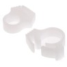 HellermannTyton Polyacetal Hex Screw Hose Clip 3.8mm Width 6.5mm Max Inside Diameter 190-00022 SNP1-POM-WH