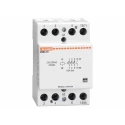 Lovato Electric Contactor, 4-Pole, 63 A, 24V AC/DC Coil, 4 NO Auxiliary Contacts, 110V AC CN6310024