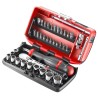 Facom 38-Piece 1/4 in 6 Point Socket Set RL.NANO-U2