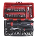 Facom 38-Piece 1/4 in 6 Point Socket Set RL.NANO-U2