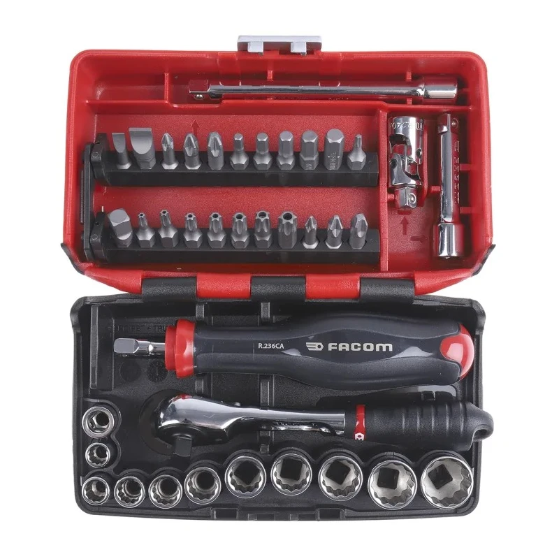Facom 38-Piece 1/4 in 6 Point Socket Set RL.NANO-U2