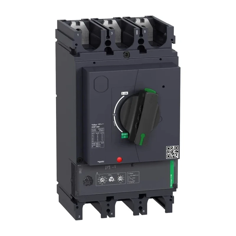 Schneider Electric TeSys GV6P Miniature Circuit Breaker, 3-Pole, 320A, 690V AC, 36 kA Breaking Capacity 