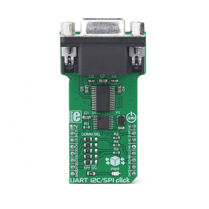 MikroElektronika UART I2C/SPI Click SC16IS740 Interface Development Tools 1.8432 MHz MIKROE-3349
