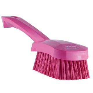 Vikan Pink Scrubbing Brush 36 mm Bristle Length Polyester Bristle Material 41921