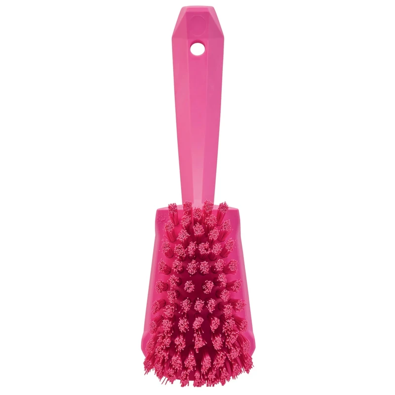Vikan Pink Scrubbing Brush 36 mm Bristle Length Polyester Bristle Material 41921