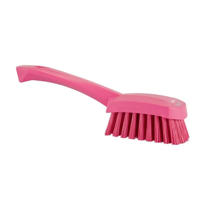 Vikan Pink Scrubbing Brush 36 mm Bristle Length Polyester Bristle Material 41921