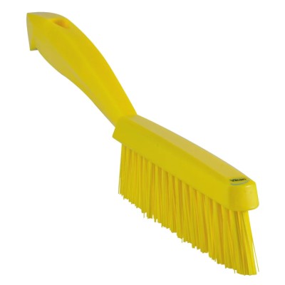 Vikan Yellow Scrubbing Brush with 33 mm Bristle Length, Overall 300mm Length, 20mm Width, 70mm Height 41956