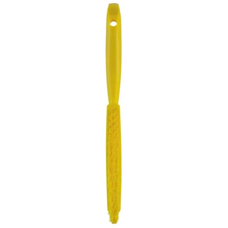 Vikan Yellow Scrubbing Brush with 33 mm Bristle Length, Overall 300mm Length, 20mm Width, 70mm Height 41956