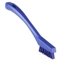 Vikan Hard Bristle Purple Detail Scrubbing Brush, 15mm Bristle Length, Polyethylene Terephthalate Bristle Material 44018