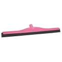 Vikan Pink Industrial Cleaning Squeegee with Double-Bladed Cell Rubber, 115 mm x 85 mm x 600 mm 77541